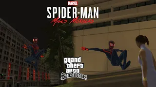 Miles Morales Animated Suit [RELEASED] And New Updates For Spider-Man Mod - [GTA SA]