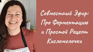 Эфир с Катей о Ферментации Рецепт Простой Кисломолочки
