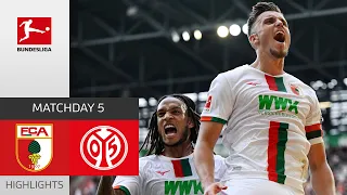 FC Augsburg - 1. FSV Mainz 05 2-1 | Highlights | Matchday 5 – Bundesliga 2023/24
