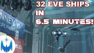 THIRTY-TWO Eve Online Ships Identified & Summarized in 6.5 Minutes!