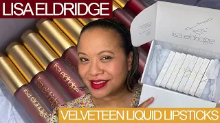 Lisa Eldridge Velveteen Liquid Lipsticks /Lip Colours - All 8 Shades - Try and Review