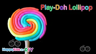 Play Doh Lollipop | PlayDough Crafts | Kid's Crafts and Activities | Happykids DIY