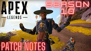 Apex Season 10 Battlepass/ Patch notes review