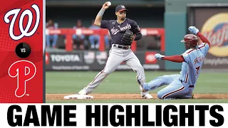 Nationals vs. Phillies Game Highlights (7/7/22) | MLB Highlights