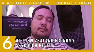 Air New Zealand Economy Skycouch Review - Two Minute Travel