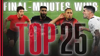 TOP 25 Final-minutes wins | GOAL COLLECTION