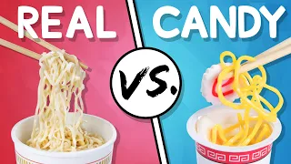We Try the Ultimate Real vs Candy Challenge #15