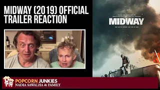 MIDWAY (2019) Official Trailer - The Popcorn Junkies FAMILY REACTION