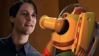 Bully Maguire bullies Buzz Lightyear