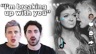 CRINGING at Tiktok Couple Breakups