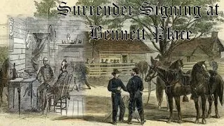 Surrender Signing at Bennett Place Final End in Civil War with Grant & Lee.  Walk Through Tour.