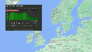 86.8 Black Arrow from The Netherlands via 870+ km TROPO in Poland