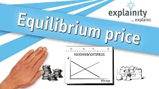 Equilibrium Price explained (explainity® explainer video)