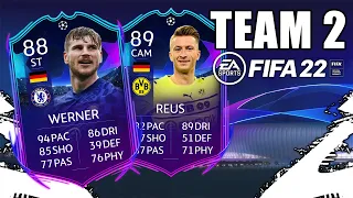 FIFA 22 ROAD TO THE KNOCKOUT TEAM 2 PACK OPENING | RIVALS DIVISION 3 REWARDS!!!