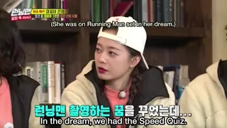 Ji Hyo as Mafia and Jae Seok being criticized