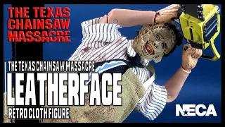 NECA The Texas Chainsaw Massacre Retro Cloth Leatherface | Video Re Review HORROR