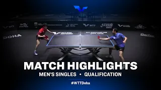 Qiu Dang vs Thiago Monteiro | WTT Star Contender Doha 2021 | Men's Singles | QUAL Highlights