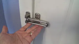 How to Open a Swing Bar (Hotel Latch) Lock from the Outside