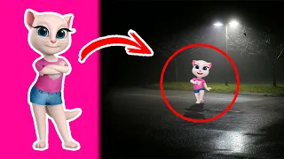 10 Talking Angela Captados en CÁMARA en la Vida Real