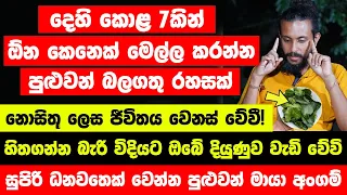 "දෙහි කොළ 7කින් ඕනෑම කෙනෙක් මෙල්ල කරවන බලගතු රහසක්" | හිතගන්න බැරි විදියට ඔබේ දියුණුව වැඩි වේවි