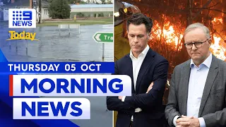 Victoria flooding crisis update; NSW bushfire disaster relief announced | 9 News Australia