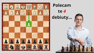 4 Debiuty Szachowe Przeciwko 1.d4 Czarnymi. (Debiuty Dla Początkujących oraz Średniozaawansowanych)