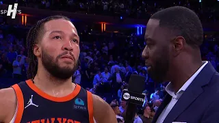 Jalen Brunson talks Game 2 Win vs Pacers, Postgame Interview 🎤