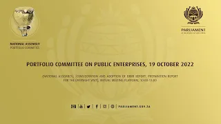 Portfolio Committee on Public Enterprises, 19 October 2022