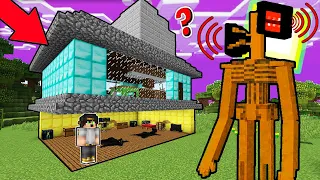 Я СПРЯТАЛСЯ ОТ СИРЕНОГОЛОВОГО ПОД СВОИМ ДОМОМ В МАЙНКРАФТ ТРОЛЛИНГ ЛОВУШКА MINECRAFT СИРЕНОГОЛОВЫЙ