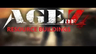 Resource Buildings Overview (food farms, oil refineries, steel mills, mineral mines) - Age of Z