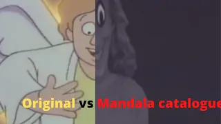 Nativity cartoon: Original vs Mandela catalogue(cursed)