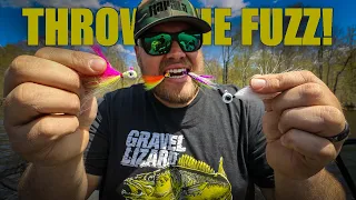 Hair jig breakdown for SHALLOW spring walleyes