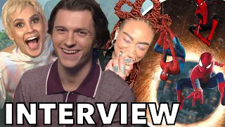 Tom Holland Spoiled SPIDER-MAN: NO WAY HOME For His UNCHARTED Co-Stars! | INTERVIEW