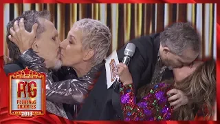 ¡Miguel Bosé reparte besos entre sus compañeras! | Pequeños Gigantes 2019