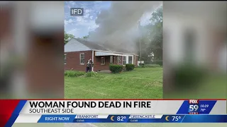 Woman found dead after fire on Indy's southeast side, 911 calls reveal witnesses tried to help