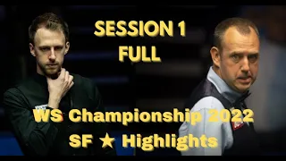 Judd Trump vs Mark Williams | World Snooker Championship 2022 | Highlights Session 1 ᴴᴰ