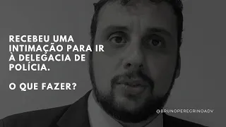 Fui intimado a comparecer na delegacia! Preciso de advogado? | Direito penal | Bruno Peregrino