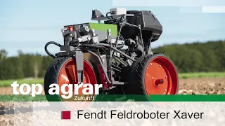 Fendt Xaver als Säroboter live vorgeführt  +++ Feldroboter in Wadenbrunn +++