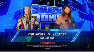 WWE 2K24 Universe - Smackdown, qualifying time