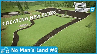 No Man's Land #6 FS22 Timelapse Creating Three New Fields, Sowing Sorghum, Oats & Rolling Fields