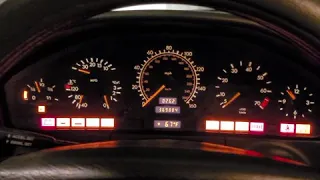 1997 Mercedes s320 cold start