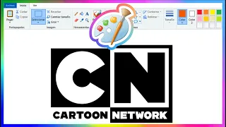 CARTOON NETWORK LOGO in MS PAINT🎨