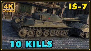 World of Tanks | IS-7 - 10 Kills - 9,6K Damage Gameplay