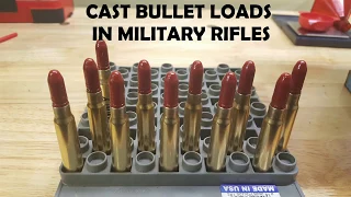 Cast Lead Bullets in Military Rifles