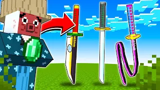 Swordsmith Decides our DEMON SLAYER Sword in Minecraft, then battle