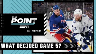 The ultimate moment that decided the Lightning's Game 5 win vs. the Rangers | The Point