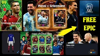 Upcoming All New Epics, New Bigtime In eFootball 2024 | Free Coins, 7th Anniversary Campaign Rewards