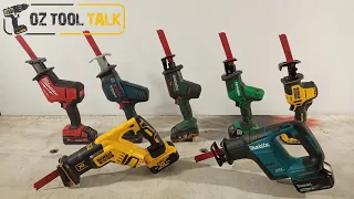 Compact 18V Sabre Saw Head-to-Head - Reciprocating Milwaukee, Makita, Dewalt, Bosch, Metabo, Hikoki