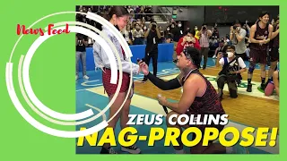 ZUES COLLINS PROPOSAL TO GIRLFRIEND PAULINE REDONDO