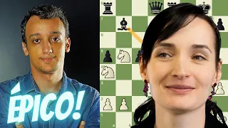 ÉPICA LUTA entre GM Supi e a NÚMERO 4 do MUNDO GM Kateryna Lagno!